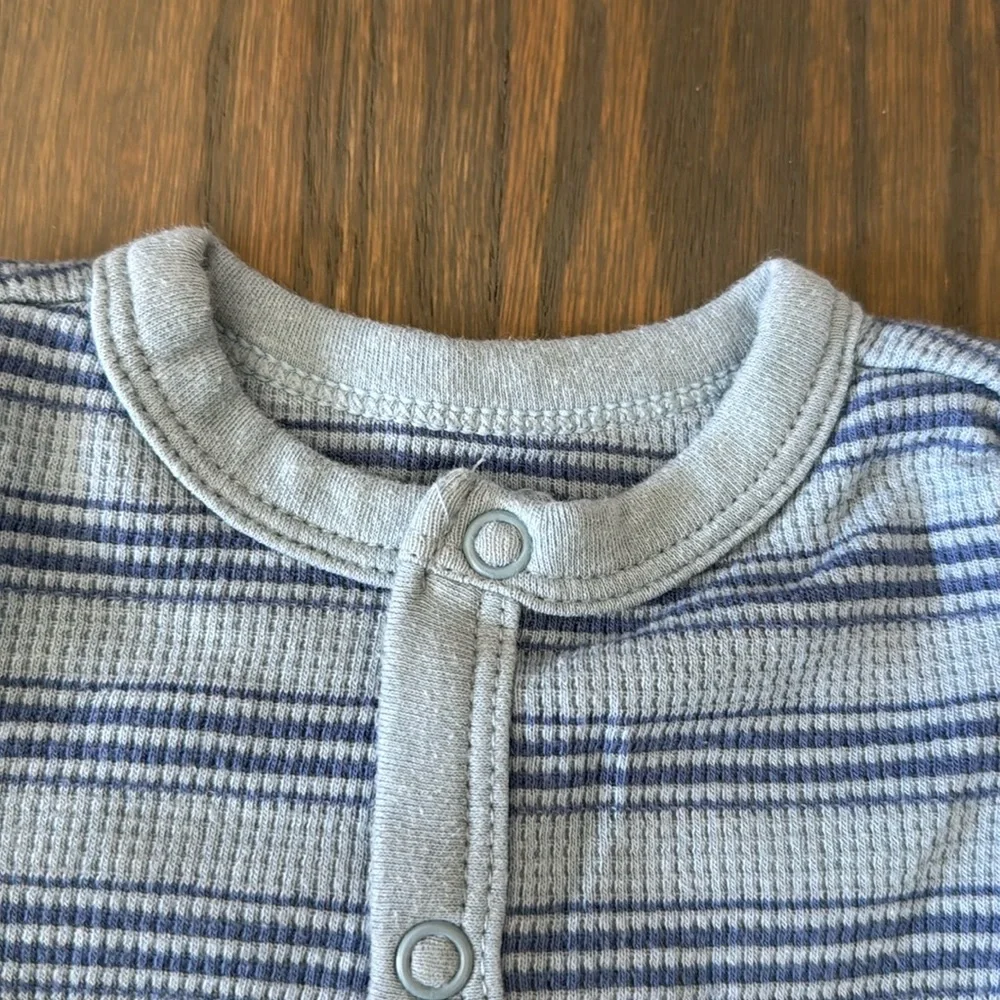 Just One You by Carter’s Blue Alligator Snap Footie Sleeper Baby 3M